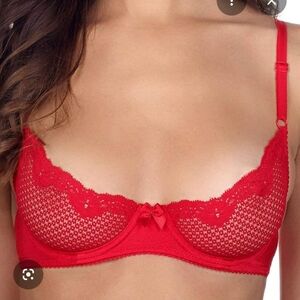 Timpa Duet 32C Red Lace Bra